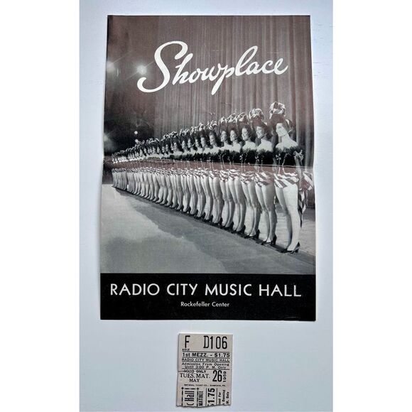 1959 New York City Radio City Music Hall Program-David Niven Shirley MacClain - Picture 1 of 5